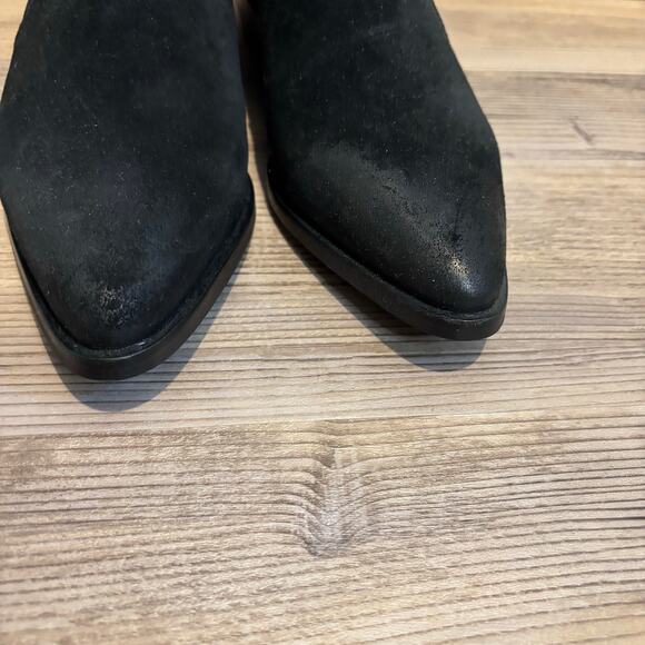 Allsaints Fion Black Suede Boots - size 40 (US 10) - Picture 4 of 10